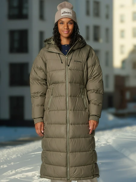 Пальто утепленное Columbia Pike Lake II Long Jacket, хаки, арт. 2051351CLB-397