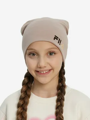 Шапка FILA для девочек Бежевая, бежевый, арт. 133520FLA-CK