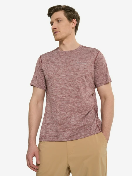 Футболка Columbia Deschutes Runner Short Sleeve Shirt, красный, арт. 1711781CLB-681