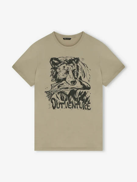 Футболка мужская Outventure, желтый, арт. 140933OUT-60