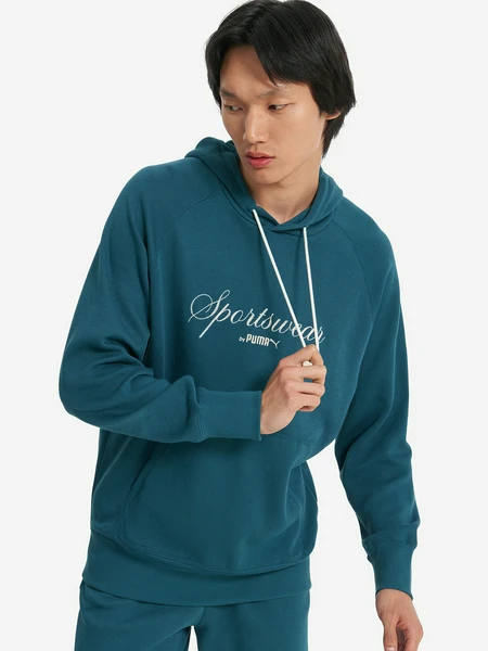 Худи Puma Classics+, зеленый, арт. 626722P0P-22