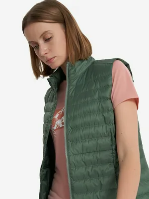 Жилет пуховый женский Jack Wolfskin Pilvi, зеленый, арт. 1207771J01-4311