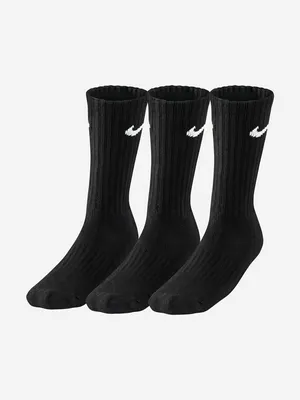 Носки Nike Value Cotton Crew, черный, арт. SX4508-N06-001