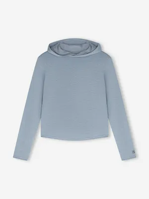 Худи женское Mountain Hardwear Sunblocker Long Sleeve Hoody, голубой, арт. 2067761MHW-471
