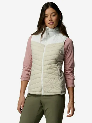 Жилет утепленный женский Columbia Powder Pass III Hybrid Vest, бежевый, арт. 2133631CLB-277