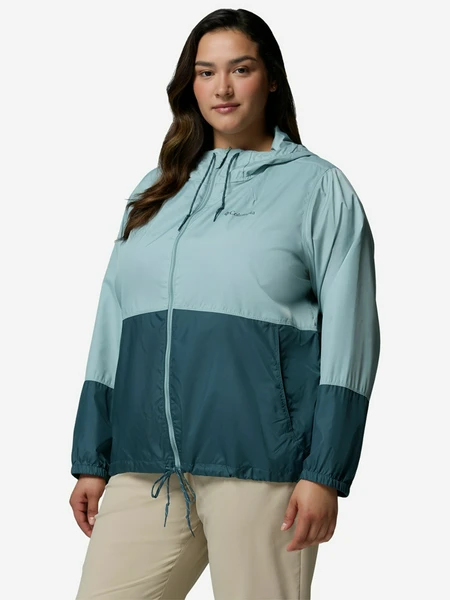 Ветровка Columbia Flash Forward II Windbreaker Plus Size, голубой, арт. 2116532CLB-461