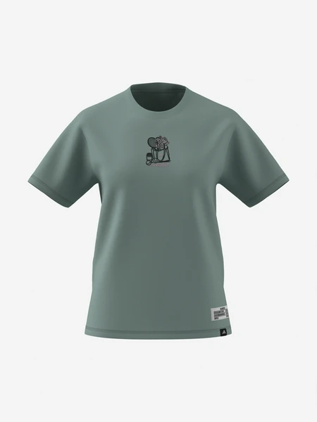 Женская футболка Adidas, зеленый, арт. KA5089A01