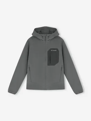 Ветровка мужская Columbia Tall Heights III Hooded Softshell, серый, арт. 2155181CLB-023