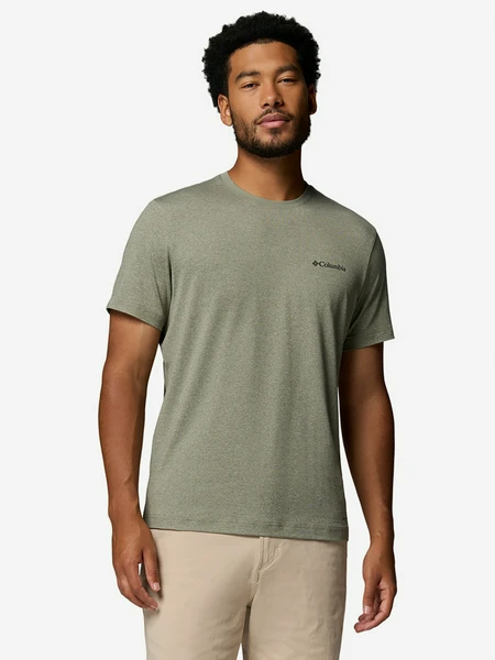 Футболка Columbia Parsons Point SS Logo Tee, зеленый, арт. 2155081CLB-397