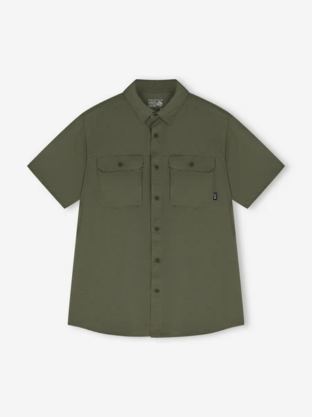Рубашка с коротким рукавом Mountain Hardwear Canyon Short Sleeve, хаки, арт. 2110231MHW-397