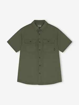 Рубашка с коротким рукавом Mountain Hardwear Canyon Short Sleeve, зеленый, арт. 2110231MHW-397