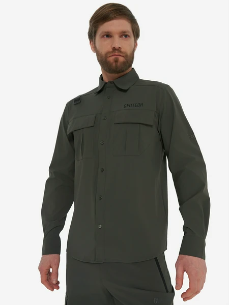 Рубашка мужская Geotech, зеленый, арт. 134253G2P-74