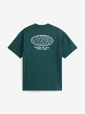 Футболка Vans World Tour Loose SS, зеленый, арт. VN000VY8FRJ1V0D