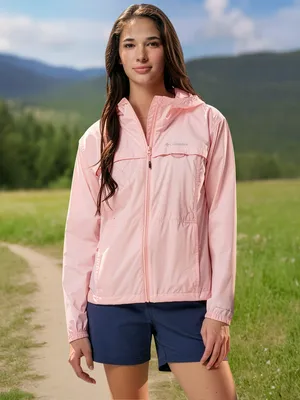 Ветровка Columbia Crested Canyon Windbreaker, розовый, арт. 2116481CLB-670