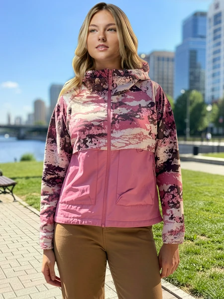 Ветровка женская Columbia Spire Valley Printed Windbreaker, разноцветный, арт. 2116491CLB-661