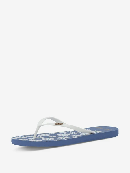 Шлепанцы Roxy New Viva Printed, синий, арт. ERJL100087R17-DUC