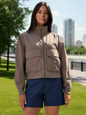 Ветровка Columbia Paracutie Cropped Cargo Windbreaker, коричневый, арт. 2116571CLB-254