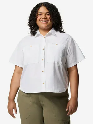 Рубашка с коротким рукавом Columbia Brea Falls Woven SS, белый, арт. 2118963CLB-100