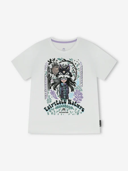 Футболка Outventure для девочек, белый, арт. 142460OUT-00