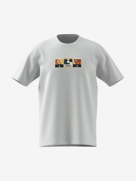 Футболка Adidas Mos Stamps, белый, арт. KB2509A01