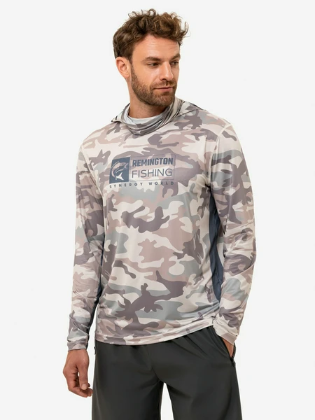 Лонгслив мужской Remington Fishing Sun And Mosquito Protection Style 4, разноцветный, арт. FM2001R37-029
