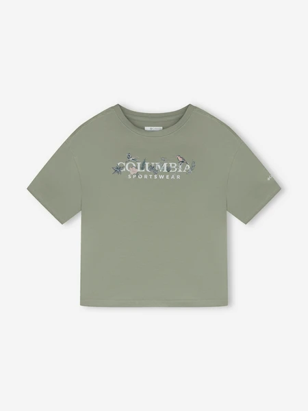 Футболка Columbia Rolling Bend Graphic Relaxed Crop SS, зеленый, арт. 2119991CLB-350