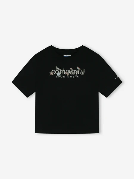 Футболка Columbia Rolling Bend Graphic Relaxed Crop SS, черный, арт. 2119991CLB-012