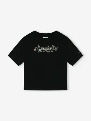 Футболка Columbia Rolling Bend Graphic Relaxed Crop SS, черный, арт. 2119991CLB-012