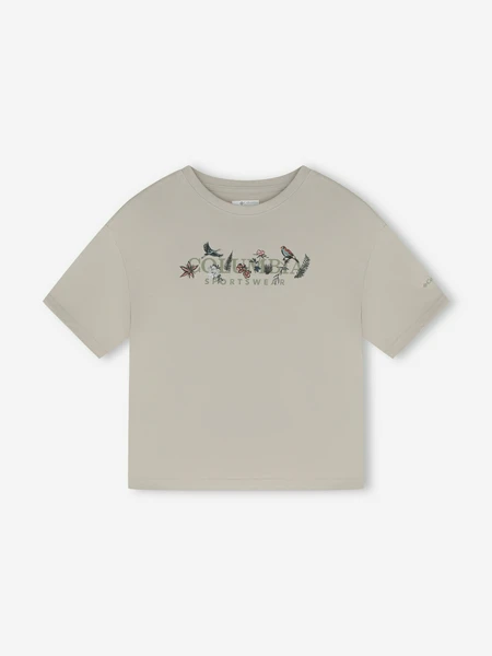 Футболка Columbia Rolling Bend Graphic Relaxed Crop SS, бежевый, арт. 2119991CLB-278