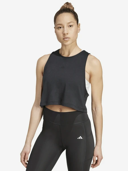 Майка Adidas для фитнеса, черный, арт. JX7513A01