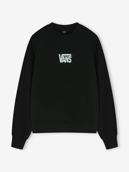 Свитшот Vans Stretch Logo Crew, черный, арт. VN000STSY281V0D