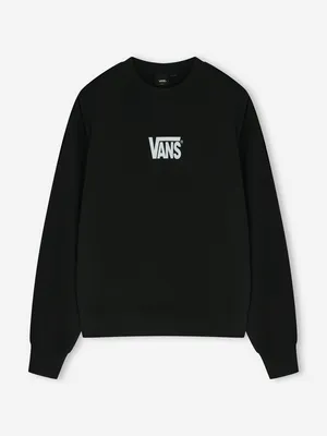 Свитшот Vans Stretch Logo Crew, черный, арт. VN000STSY281V0D
