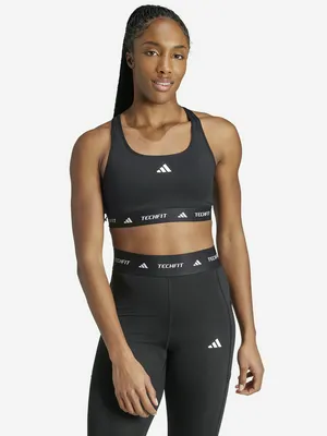 Спортивный топ-бра Adidas Черный, черный, арт. JG1409A01
