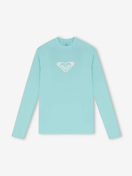 Рашгард Roxy Whole Hearted, голубой, арт. ERJWR03547R17-GCZ1