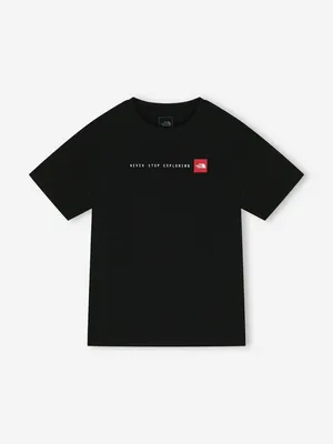 Футболка The North Face Never Stop Exploring, черный, арт. NF0A8GUVJK31T1K