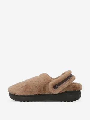 Сабо Crocs Classic утепленные женские, бежевый, арт. 211116C1G-2JJ