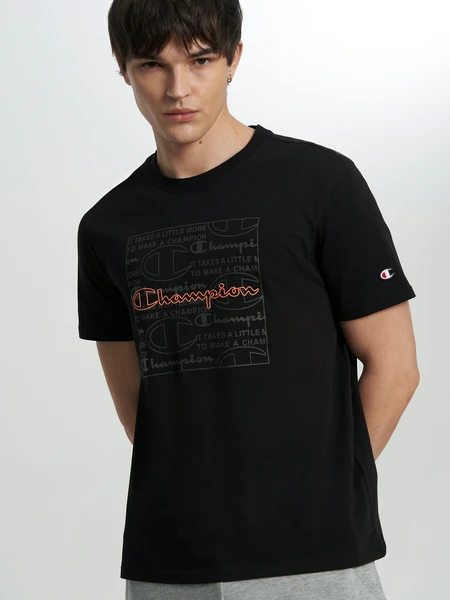 Футболка мужская Champion, черный, арт. 222975C0K-KK001