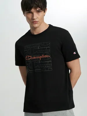Футболка мужская Champion, черный, арт. 222975C0K-KK001