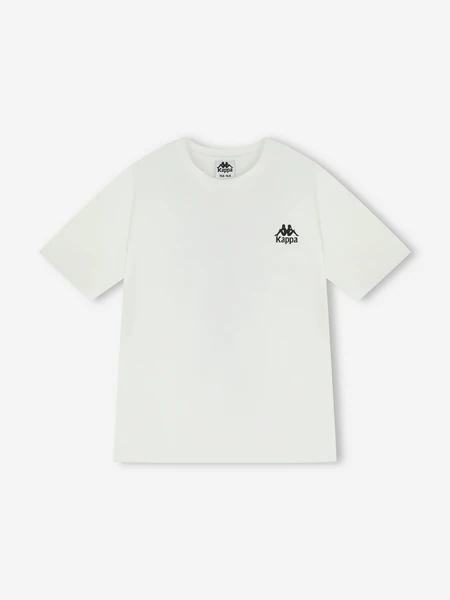 Футболка Kappa оверсайз, белый, арт. 145718KAP-00