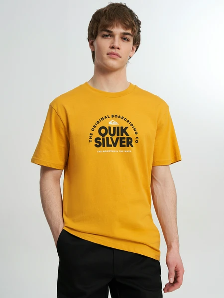 Футболка Quiksilver Fundamental Ride, желтый, арт. EQYZT08260Q02-YKM0