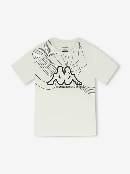 Футболка Kappa для девочек, бежевый, арт. 145768KAP-01
