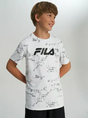 Футболка FILA с логотипом, белый, арт. 142124FLA-W1