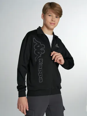 Толстовка Kappa на молнии, черный, арт. 145776KAP-99