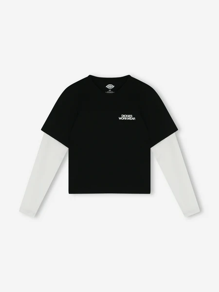Лонгслив Dickies Torrey 2 Fer, черный, арт. DK0A88GKD3F-BLK1
