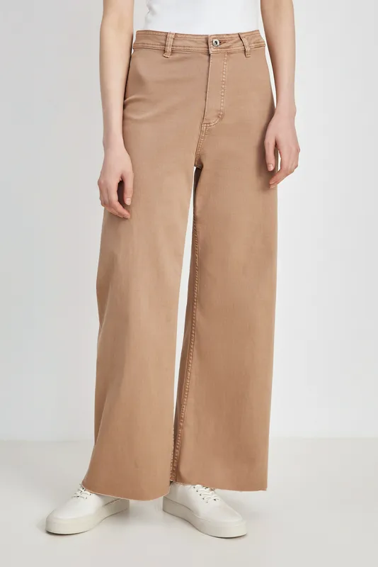 Джинсы wide leg fit Finn Flare, бежевый, арт. FSE15010