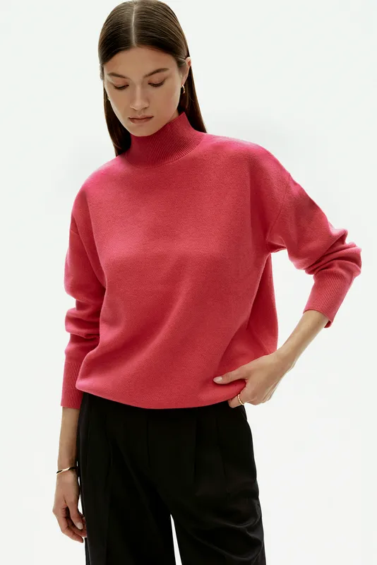 Джемпер Finn Flare трикотажный, розовый, арт. BAS-10141