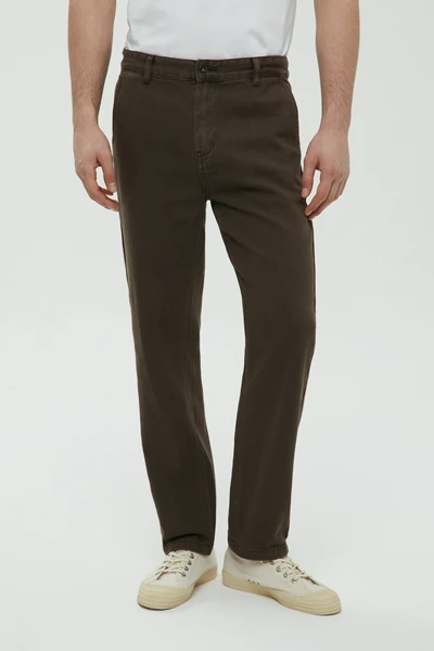 Мужские джинсы FINN FLARE straight fit, коричневый, арт. FBF25006