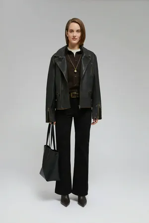 Джинсы Finn Flare Comfort Fit с бархатным напылением, черный, арт. FAF15002
