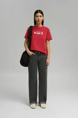 Футболка Finn Flare Regular Fit, красный, арт. FBG11092