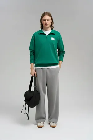 Толстовка FINN FLARE comfort fit, зеленый, арт. FBG21034